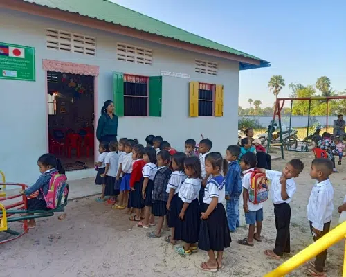 éducation des enfants au Cambodge