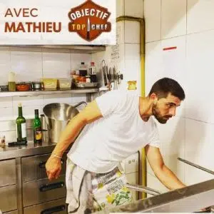 Mathieu d'Objectif Top Chef