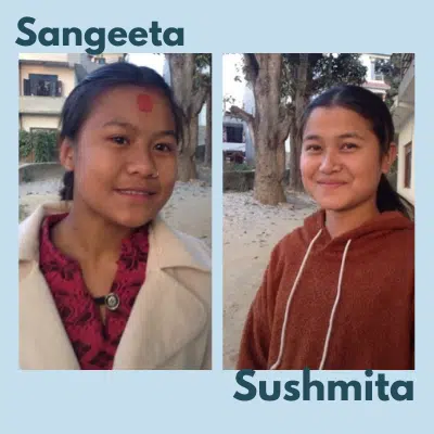 Le foyer de la seconde chance pour Sangeeta et Sushmita