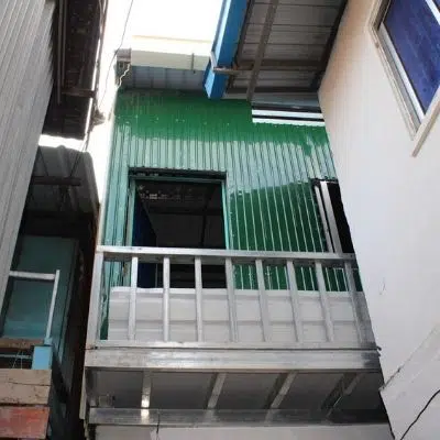 Maison rénovée par PE&D dans un bidonville de Phnom Penh