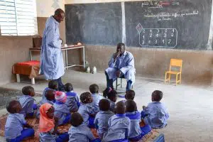 Early Childhood Educator in the classroom in Burkina Faso