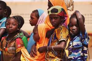 Children from the village of Biyéné supported by Planète Enfants & Développement in Burkina Faso