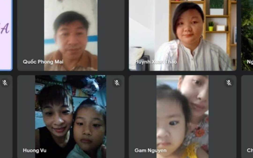 How are the parenting sessions in Vietnam conducted?