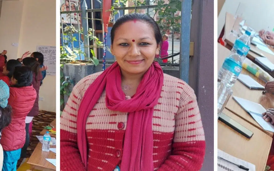 Népal : Subhadra, une institutrice en maternelle mieux formée