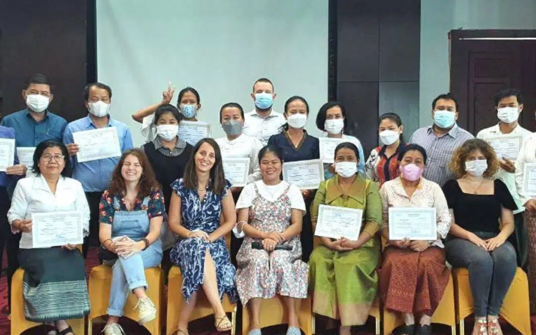 Une formation participative pour les personnels des nouvelles crèches au Cambodge