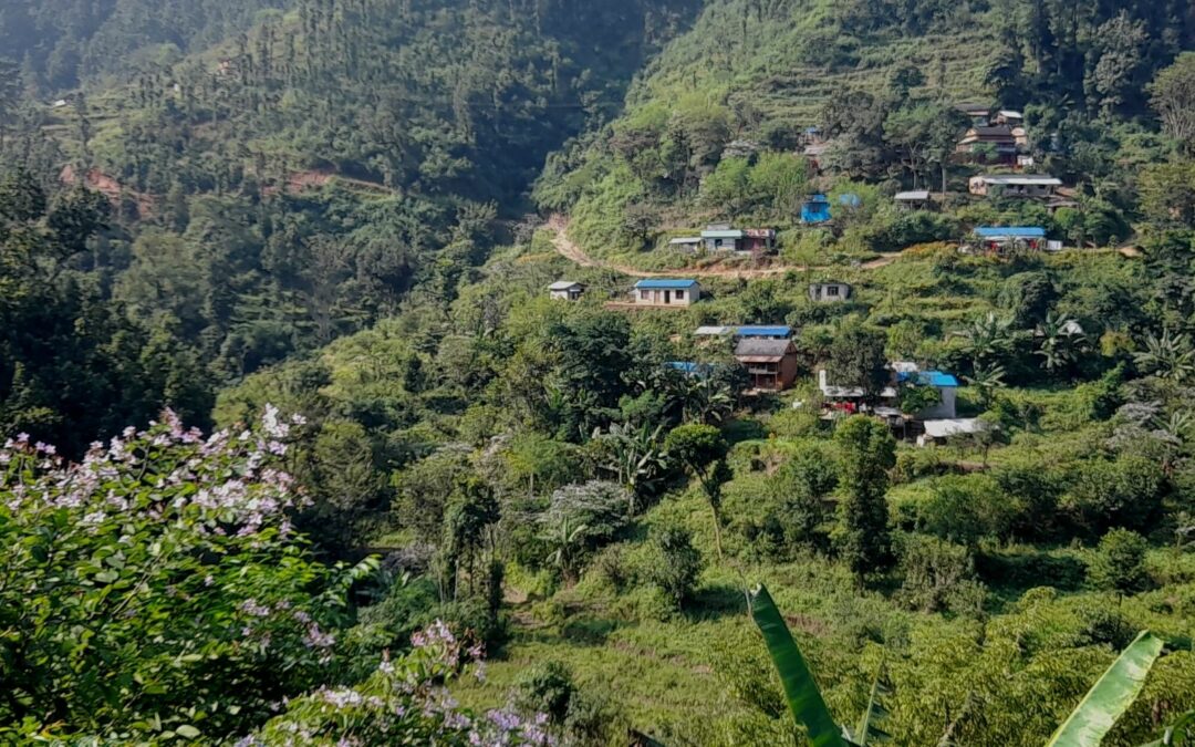 Dhading region in Nepal
