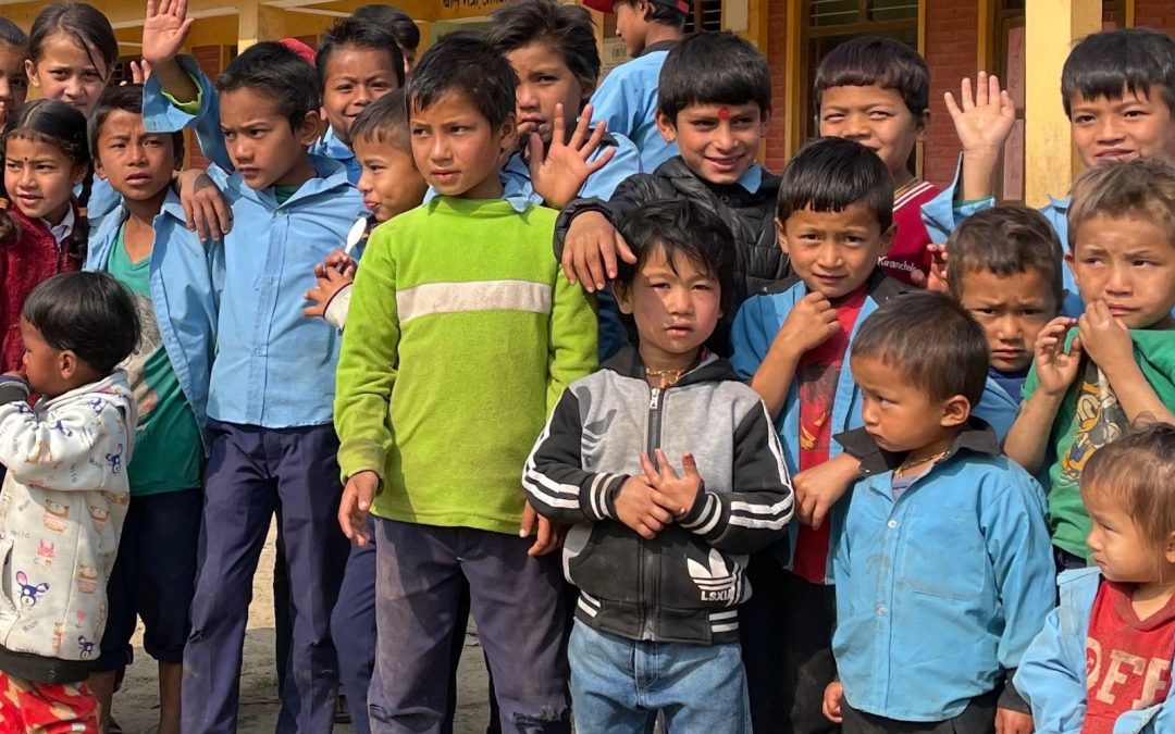 Children at school in Nepal