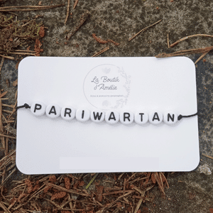 Pariwartan bracelet message PEED