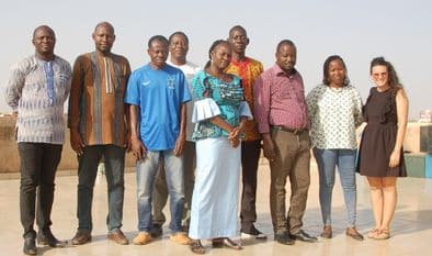 Equipe de Planète Enfants & Développement au Burkina Faso