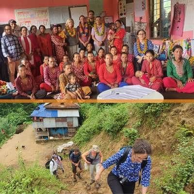 Etude d'impact avec Paris Dauphine au Népal