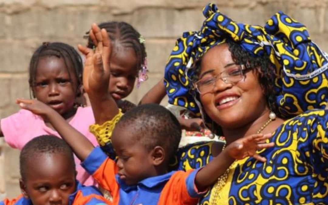 In pictures: childcare in Ouagadougou