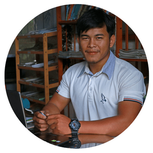 Phanith Horng, assistant conducteur de travaux au Cambodge