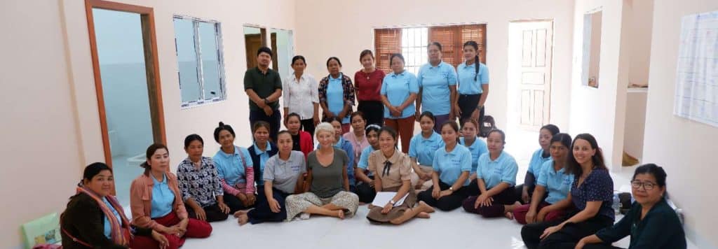 20 educators trained for the new crèches in Cambodia