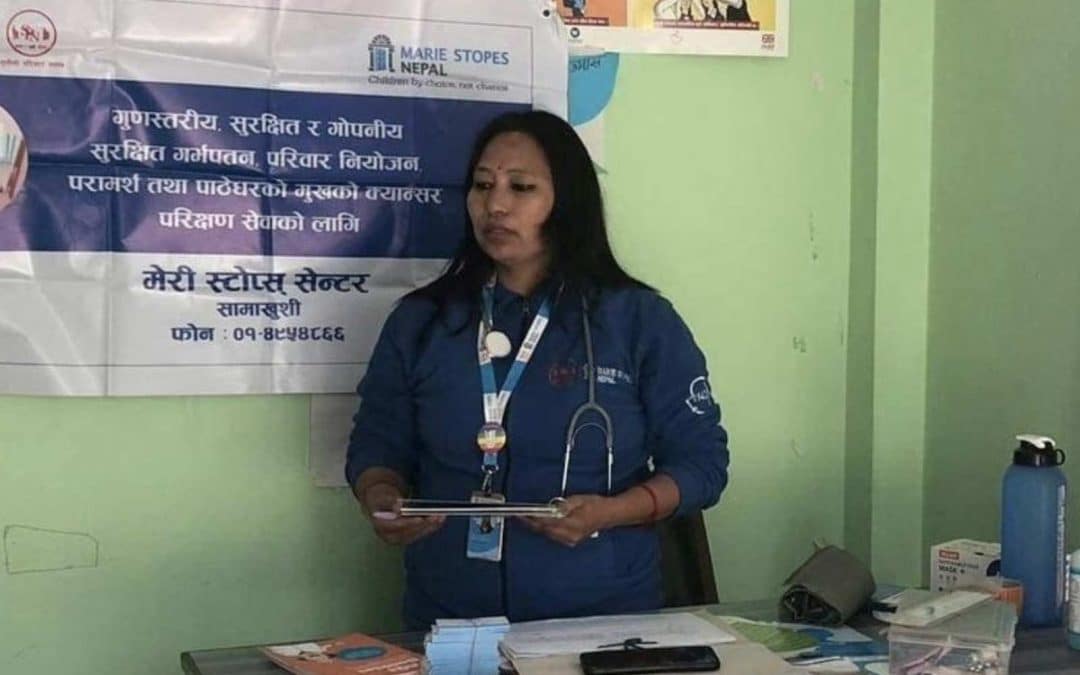 Session santé avec Marie Stopes International au Népal