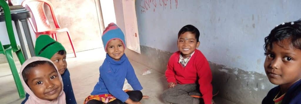 Enfants en garderie en Inde
