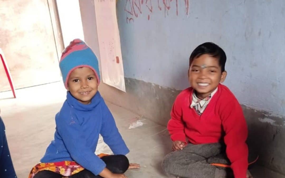 Enfants en garderie en Inde