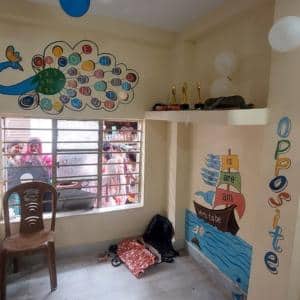 decorated classroom