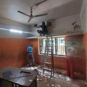 Painting walls