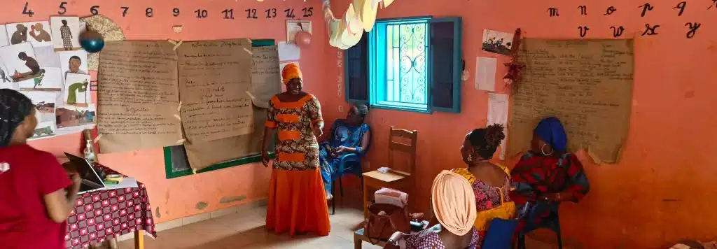 Training women mentors in Burkina Faso