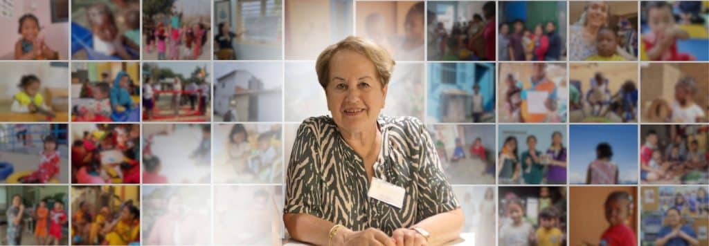 Nelly Mikec, Planète Enfants & Développement volunteer for nearly 25 years