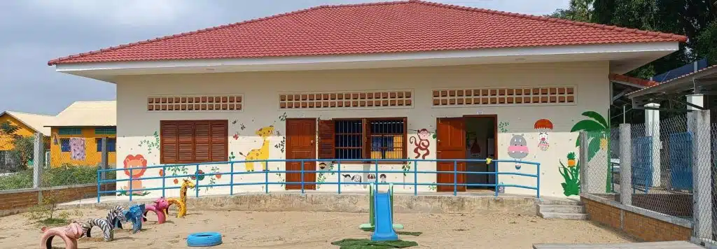 Chambok public crèche built by Planète Enfants & Développement