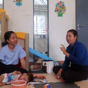 Exchanging early childhood expertise at a crèche in Cambodia