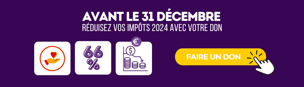 Réduisez votre impôt de 66% du montant de votre don à Planète Enfants & Développement