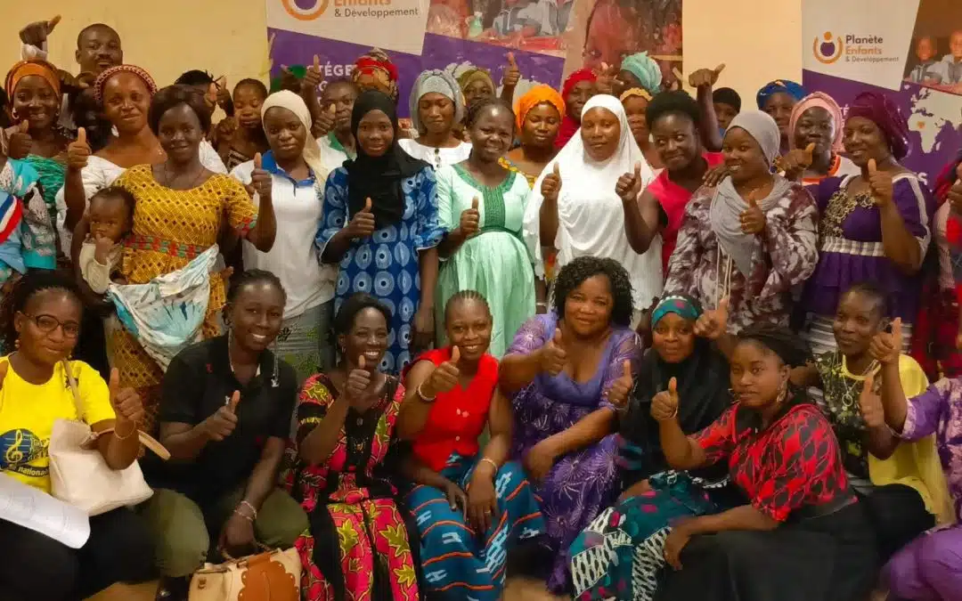 Group of nursery assistants in Burkina Faso