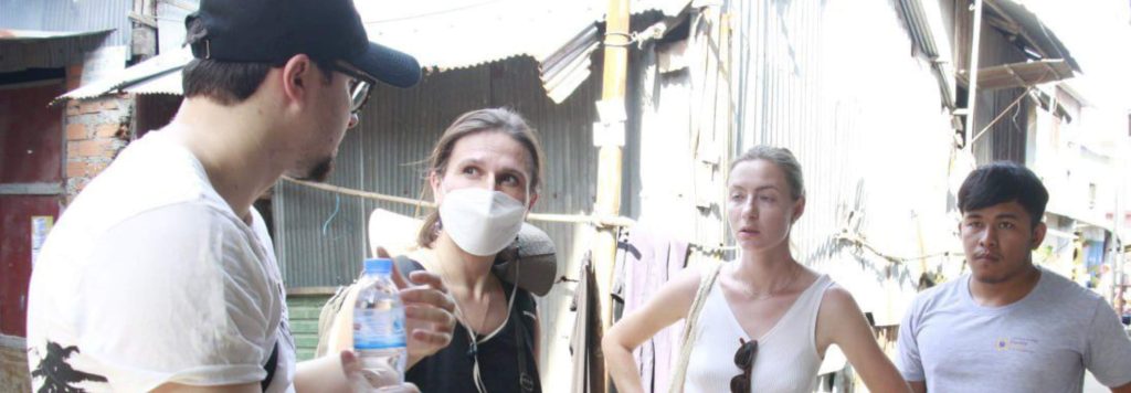 Mission of Monika Kmostincova and Thomas Caillon, Artelia volunteers