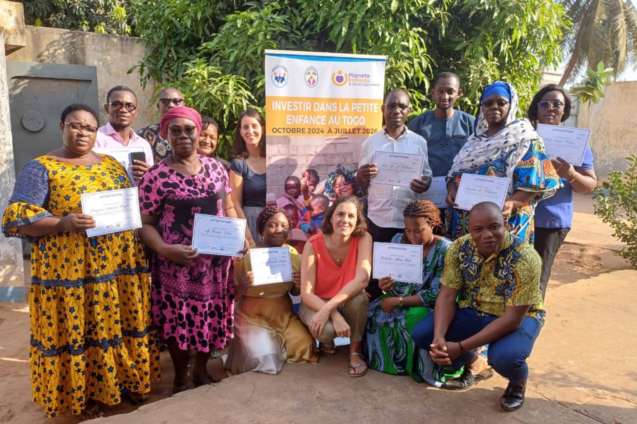 Formation-formateurs-assistant-maternel-Togo_PEED_2025 Formation du groupe de formateurs d'assistants maternels