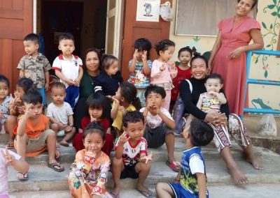 Enfants en crèche au Cambodge