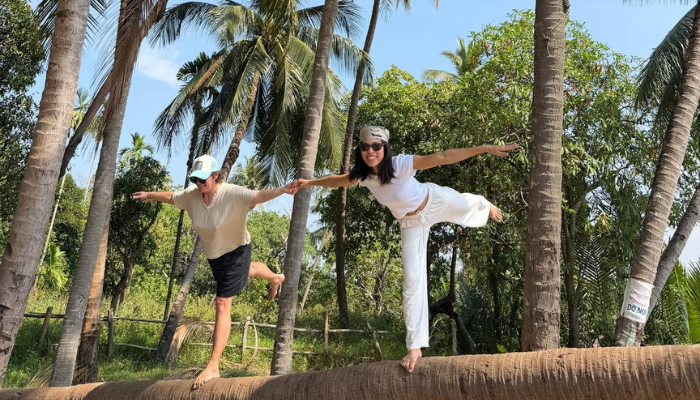 Bomey during the seminar in Cambodia