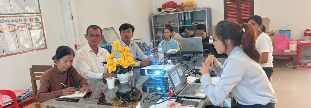 Réunion pour renforcement de capacités au Cambodge