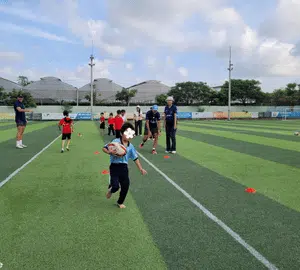 Playing Rugby with the Kids in Vietnam