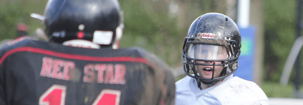 Stephane Saint Cricq playing American football