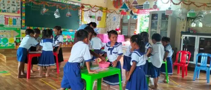 Preschool children in Cambodia