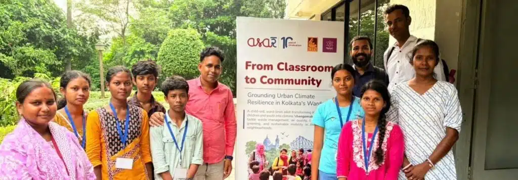 Participation des jeunes du projet GYVE à un sommet sur le climat en Inde
